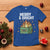 Funny Lil Fire Dumpster Christmas T Shirt Merry And Bright Xmas Led Lights - Wonder Print Shop