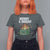 Funny Lil Fire Dumpster Christmas T Shirt For Women Merry And Bright Xmas Led Lights - Wonder Print Shop