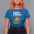 Funny Lil Fire Dumpster Christmas T Shirt For Women Merry And Bright Xmas Led Lights - Wonder Print Shop