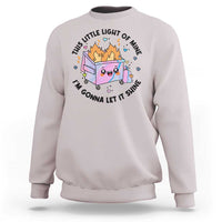 Funny Holo Lil Fire Dumpster Sweatshirt This Little Light Of Mine I'm Gonna Let It Shine - Wonder Print Shop