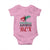 Kwanzaa Saurus Rex Kinara Candles Dinosaur T-rex African Heritage Baby Onesie