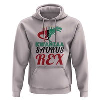 Kwanzaa Saurus Rex Kinara Candles Dinosaur T-rex African Heritage Hoodie