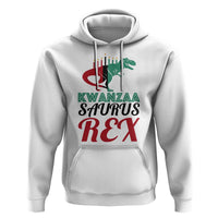 Kwanzaa Saurus Rex Kinara Candles Dinosaur T-rex African Heritage Hoodie