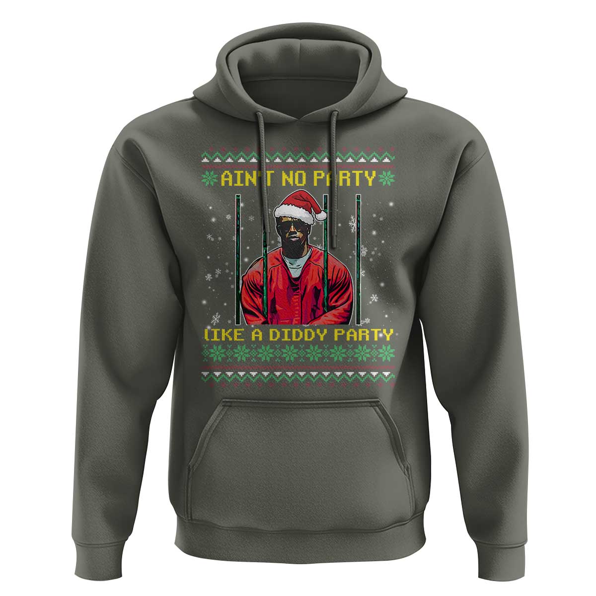 Funny Diddy Ain't No Party Like A Diddy Party Christmas Hoodie