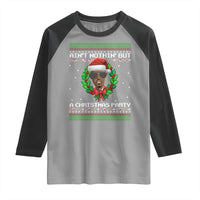 Funny Diddy Ain't Nothin' But A Christmas Party Raglan Shirt - Wonder Print Shop