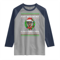 Funny Diddy Ain't Nothin' But A Christmas Party Raglan Shirt - Wonder Print Shop