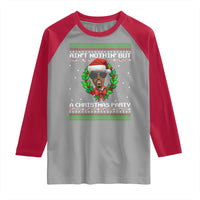 Funny Diddy Ain't Nothin' But A Christmas Party Raglan Shirt - Wonder Print Shop