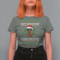 Funny Diddy Ain't Nothin' But A Christmas Party T Shirt For Women - Wonder Print Shop
