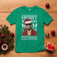 Funny Dirty Santa Diddy Merry Fitmas T Shirt - Wonder Print Shop