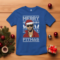 Funny Dirty Santa Diddy Merry Fitmas T Shirt - Wonder Print Shop