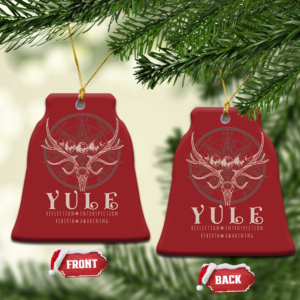 Yule Pagan Christmas Ornament Reflection Instrospection Rebirth Awakening - Wonder Print Shop