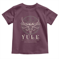 Yule Pagan Toddler T Shirt Reflection Instrospection Rebirth Awakening