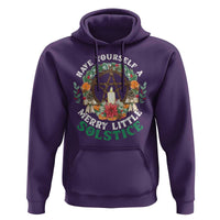 Have Yourself A Merry Little Solstice Hoodie Pagan Pentagram Christmas Wreath