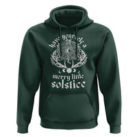 Yule Pagan Hoodie Have Yourself A Merry Little Solstice Vintage Pentagram