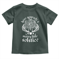Yule Pagan Toddler T Shirt Have Yourself A Merry Little Solstice Vintage Pentagram