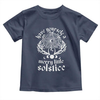 Yule Pagan Toddler T Shirt Have Yourself A Merry Little Solstice Vintage Pentagram