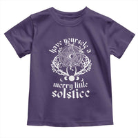 Yule Pagan Toddler T Shirt Have Yourself A Merry Little Solstice Vintage Pentagram