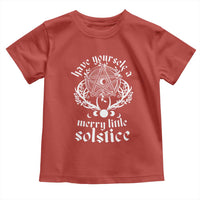 Yule Pagan Toddler T Shirt Have Yourself A Merry Little Solstice Vintage Pentagram