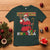 Funny Merry Kwanzaa Christmas T Shirt African American Black Santa Kinara Candles - Wonder Print Shop