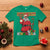 Funny Merry Kwanzaa Christmas T Shirt African American Black Santa Kinara Candles - Wonder Print Shop