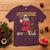 Funny Merry Kwanzaa Christmas T Shirt African American Black Santa Kinara Candles - Wonder Print Shop