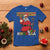 Funny Merry Kwanzaa Christmas T Shirt African American Black Santa Kinara Candles - Wonder Print Shop