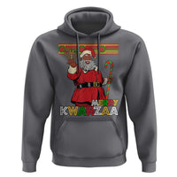 Funny Merry Kwanzaa Christmas Hoodie African American Black Santa Kinara Candles