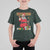 Funny Merry Kwanzaa Christmas T Shirt For Kid African American Black Santa Kinara Candles - Wonder Print Shop