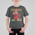 Funny Merry Kwanzaa Christmas T Shirt For Kid African American Black Santa Kinara Candles - Wonder Print Shop