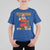 Funny Merry Kwanzaa Christmas T Shirt For Kid African American Black Santa Kinara Candles - Wonder Print Shop