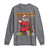 Funny Merry Kwanzaa Christmas Long Sleeve Shirt African American Black Santa Kinara Candles