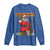 Funny Merry Kwanzaa Christmas Long Sleeve Shirt African American Black Santa Kinara Candles