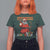 Funny Merry Kwanzaa Christmas T Shirt For Women African American Black Santa Kinara Candles - Wonder Print Shop