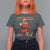 Funny Merry Kwanzaa Christmas T Shirt For Women African American Black Santa Kinara Candles - Wonder Print Shop