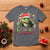 Funny Cajun Louisiana Christmas Santa's Alligator T Shirt - Wonder Print Shop