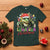 Funny Cajun Louisiana Christmas Santa's Alligator T Shirt - Wonder Print Shop