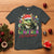 Funny Cajun Louisiana Christmas Santa's Alligator T Shirt - Wonder Print Shop