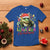 Funny Cajun Louisiana Christmas Santa's Alligator T Shirt - Wonder Print Shop