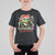 Funny Cajun Louisiana Christmas Santa's Alligator T Shirt For Kid - Wonder Print Shop