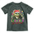 Funny Cajun Louisiana Christmas Santa's Alligator Toddler T Shirt