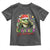 Funny Cajun Louisiana Christmas Santa's Alligator Toddler T Shirt