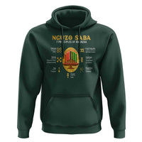 Nguzo Saba Symbols The 7 Principles Of Kwanzaa Kinara Candles Hoodie