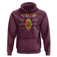 Nguzo Saba Symbols The 7 Principles Of Kwanzaa Kinara Candles Hoodie