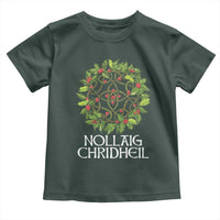 Scottish Merry Christmas Toddler T Shirt Nollaig Chridhel Celtic Xmas Mistletoe