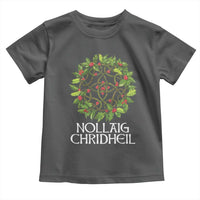Scottish Merry Christmas Toddler T Shirt Nollaig Chridhel Celtic Xmas Mistletoe