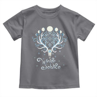 Winter Solstice Yule Pagan Christmas Reindeer Toddler T Shirt