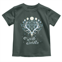 Winter Solstice Yule Pagan Christmas Reindeer Toddler T Shirt