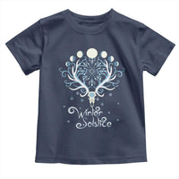 Winter Solstice Yule Pagan Christmas Reindeer Toddler T Shirt