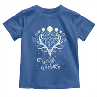 Winter Solstice Yule Pagan Christmas Reindeer Toddler T Shirt