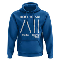 Funny Skiing Instructor Hoodie How To Ski Food Lover Winter Sport - Wonder Print Shop